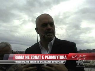 Rama në zonat e përmbytura - News, Lajme - Vizion Plus