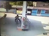 Fire in Bike On Petrol pump
