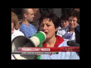 Mjeket kërkojnë dorëheqjen e ministrit Beqaj - News, Lajme - Vizion Plus