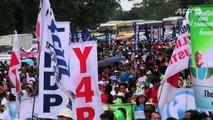 Thousands march on climate change in Manila