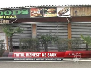 Tritol biznesit në Sauk, kamerat fiksojnë autorin - News, Lajme - Vizion Plus