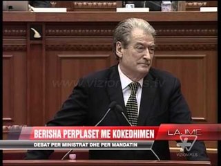 Berisha sherr me Kokëdhimen për mandatin - News, Lajme - Vizion Plus