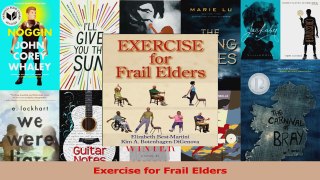 PDF Download  Exercise for Frail Elders PDF Online