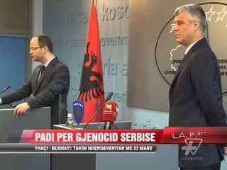 Thaçi padi për gjenocid ndaj Serbisë - News, Lajme - Vizion Plus