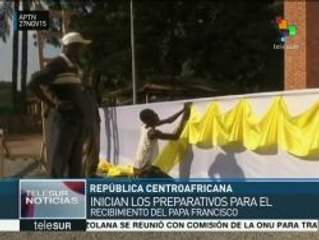 República Centroafricana se prepara para recibir al Papa Francisco