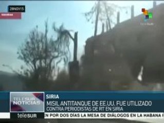 Video revela que reporteros de RT fueron atacados con misil de EE.UU.