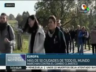 Más de 50 ciudades de todo el mundo marchan contra el cambio climático