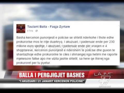 Balla i përgjigjet Bashës - News, Lajme - Vizion Plus