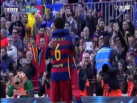 اهداف المباراه ( برشلونة 4-0 ريال سوسييداد ) الدوري الأسباني الدرجة الأولى 2015/2016