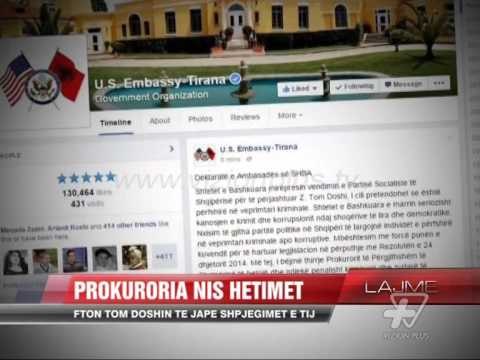 Nisin hetimet për akuzat e Tom Doshit - News, Lajme - Vizion Plus