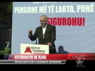 Kryeministri në Vlorë për transballkaniken - News, Lajme - Vizion Plus