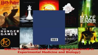 PDF Download  Werners Syndrome and Human Aging Advances in Experimental Medicine and Biology Read Full Ebook