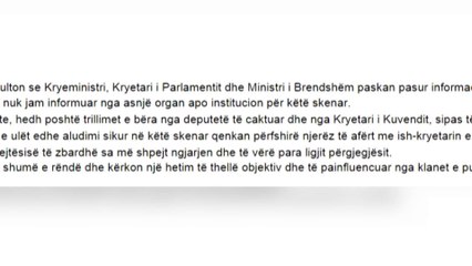 MHILL FUFI: NUK JAM THIRRUR PER TE DHENE DESHMI