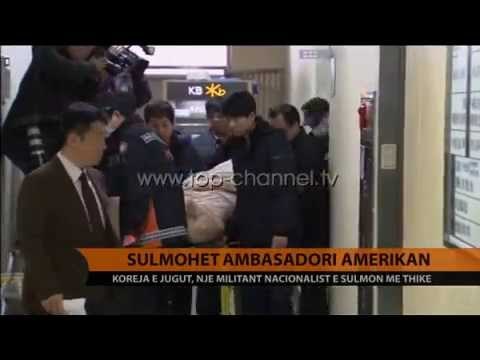 Sulmohet ambasadori amerikan - Top Channel Albania - News - Lajme