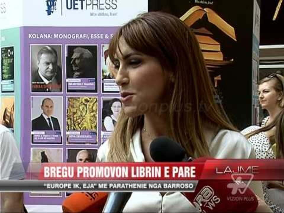 Majlinda Bregu promovon librin e parë - News, Lajme - Vizion Plus