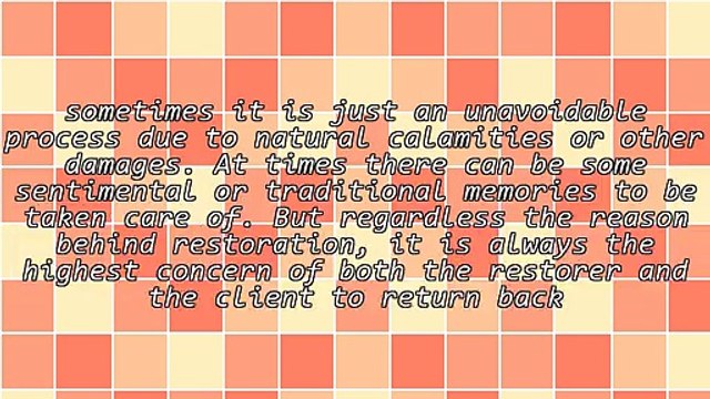 Home Restoration Services - Different Types, Services and Precautions