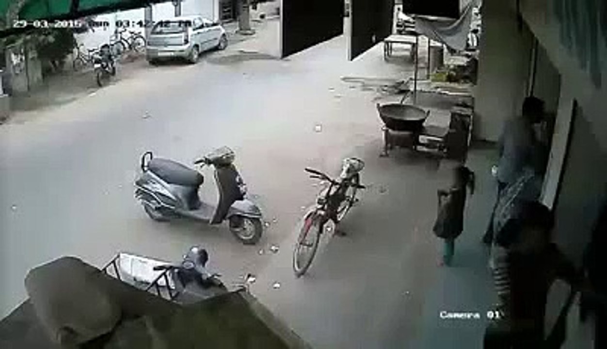 small kid accident