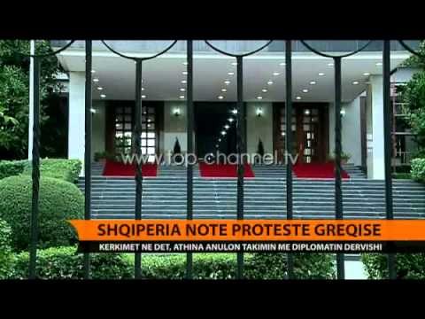 Shqipëria notë proteste Greqisë - Top Channel Albania - News - Lajme