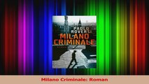 Read  Milano Criminale Roman PDF Online