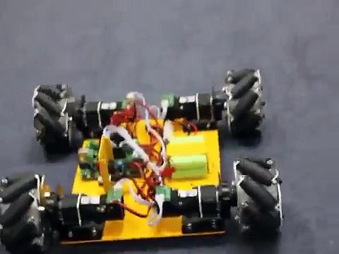 Un robot se déplace dans tout les sens - Dingue