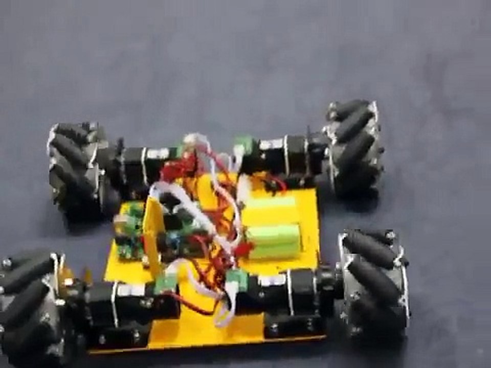 Un robot se déplace dans tout les sens - Dingue