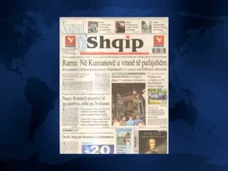 SHTYPI I DITES ME TITUJT KRYESORE TE FAQEVE TE PARA TE GAZETAVE SHQIPTARE E HENE 11 MAJ 2015