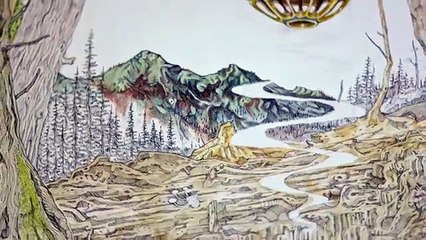 Time Lapse Illustration - The Woods