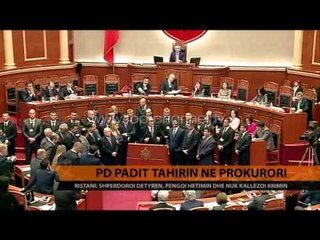 Download Video: PD padit ministrin Tahiri në Prokurori  - Top Channel Albania - News - Lajme