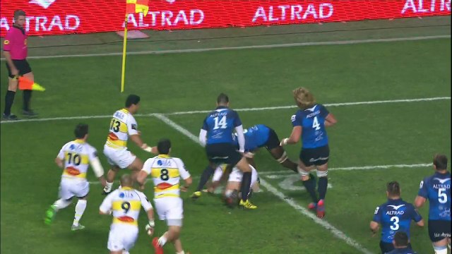 TOP 14 - Montpellier – La Rochelle : 25-20- ESSAI Afa AMOSA (ASR) - Saison 2015/2016