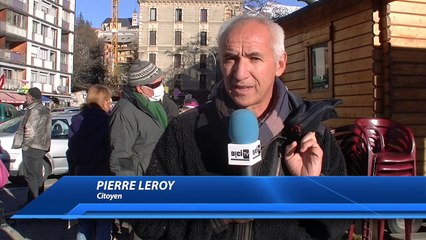 D!CI TV: Une vingtaine de personnes réunie lors d'un rassemblement dans le cadre de la COP21 à Briançon