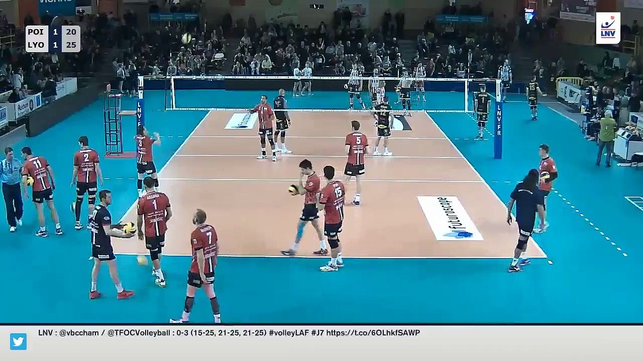LAM : Poitiers / Lyon - J7 - samedi 28 novembre...