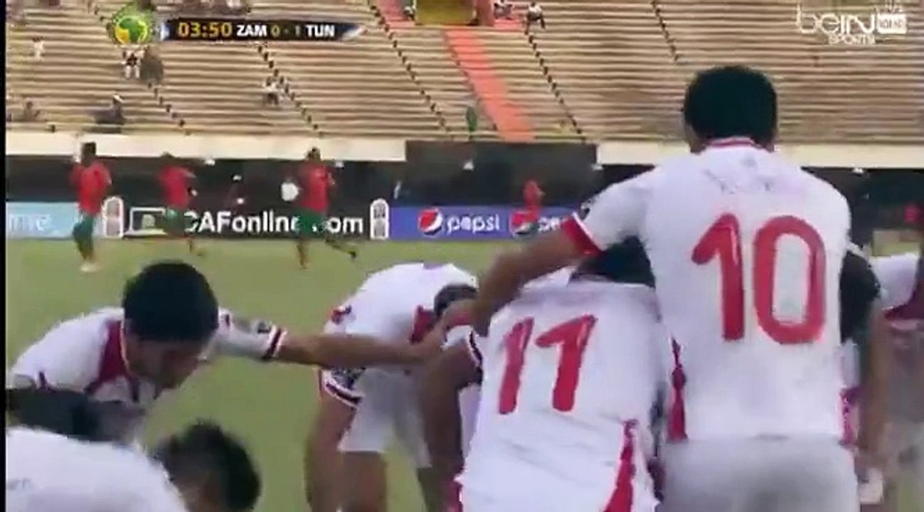 الهدف الأول للمنتخب التونسي أمام زامبيا