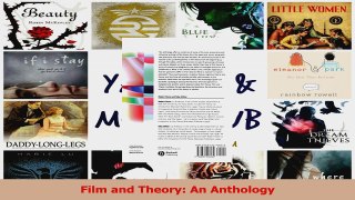 PDF Download  Film and Theory An Anthology Read Online