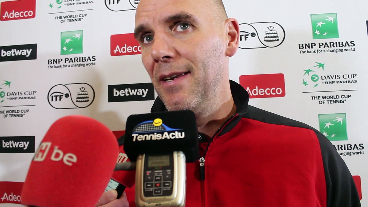 Coupe Davis 2015 - Johan Van Herck : "Tout est en place pour ce miracle de la Belgique"