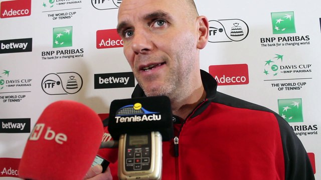 Coupe Davis 2015 - Johan Van Herck : Tout est en place pour ce miracle de la Belgique