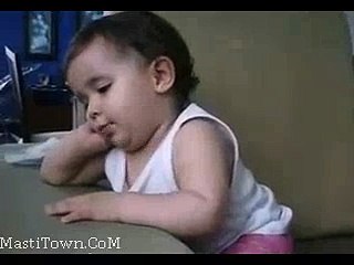 Sweet Baby Girl Talking on Phone Sooo Sweet