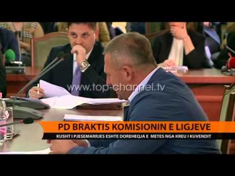 Demokratët braktisin sërish Komisionin e Ligjeve - Top Channel Albania - News - Lajme