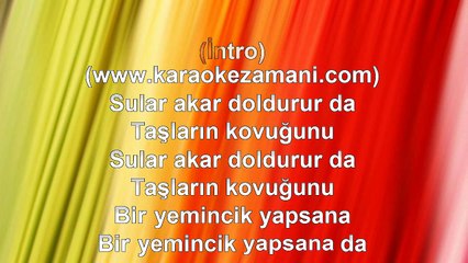 Süreyya - Sular Akar Doldurur - 2011 TÜRKÇE KARAOKE
