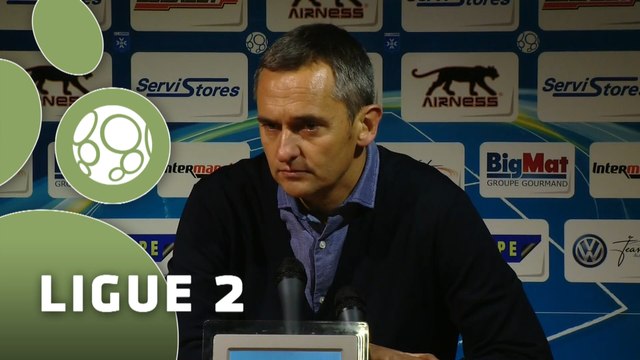 Conférence de presse AJ Auxerre - US Créteil-Lusitanos (3-1) : Jean-Luc VANNUCHI (AJA) - Thierry FROGER (USCL) - 2015/2016