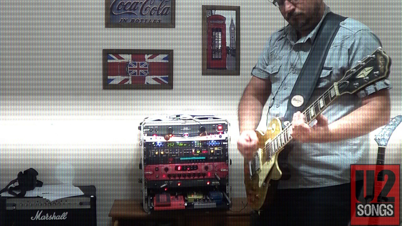 U2 Elevation Guitar Cover Backing Track