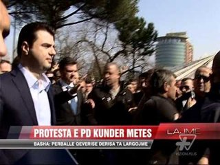 Protesta e PD kundër Metës - News, Lajme - Vizion Plus