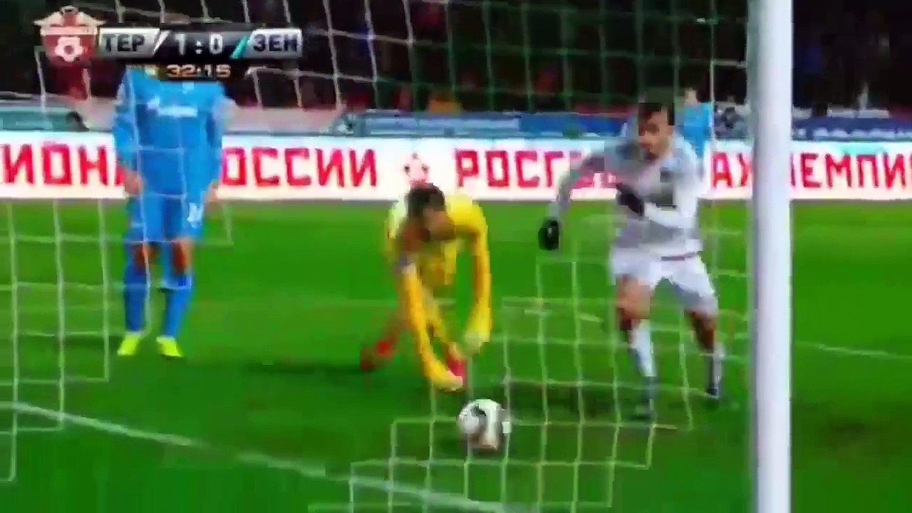 ТЕРЕК - ЗЕНИТ 4:1 ВСЕ ГОЛЫ 28.11.2015 [HD] Terek Grozny 4:1 Zenit ST.Pt