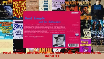 Paul Temple und der Fall Curzon Paul Temples Fälle Band 1 PDF Kostenlos