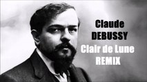 Claude DEBUSSY Clair de Lune Remix (musique) - Sur des vidéos de la NASA sur la Lune