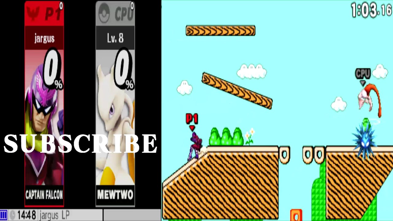Captain Falcon VS Mewtwo - Super Smash Bros 4