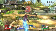 Roy VS Shulk VS Ludwig VS Ike - Super Smash Bros 4