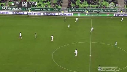 3-0 András Radó Amazing Goal - Ferencváros v. Debrecen 28.11.2015 HD