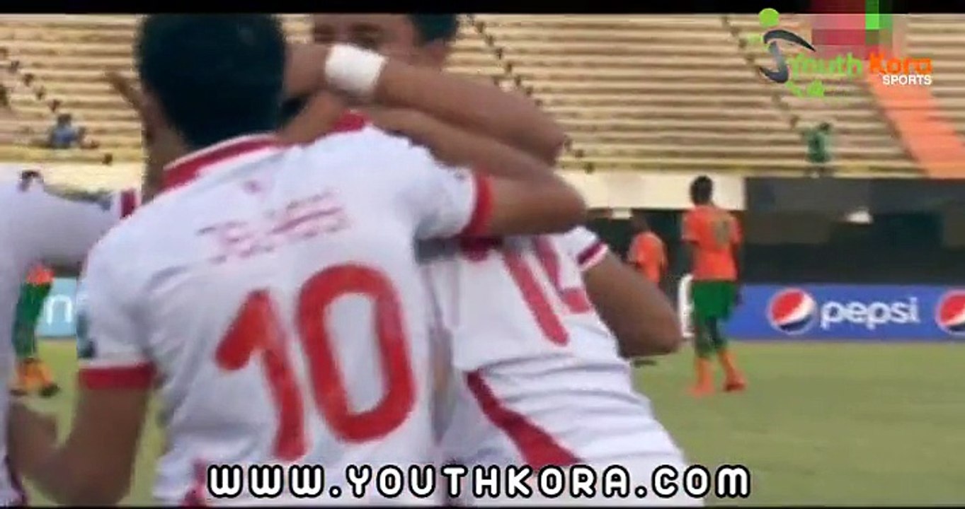 أهداف مباراة تونس و زامبيا (2 - 1) | المجموعة الأولى | بطولة أمم أفريقيا تحت 23 سنة 2015