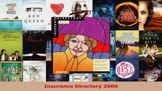 Read  Insurance Directory 2000 Ebook Online