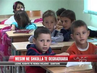 Kushtet e këqija higjeno-sanitare në shkollat e Lezhës - News, Lajme - Vizion Plus